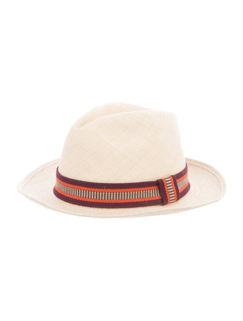 Sensi Studio Straw Fedora Hat Tan