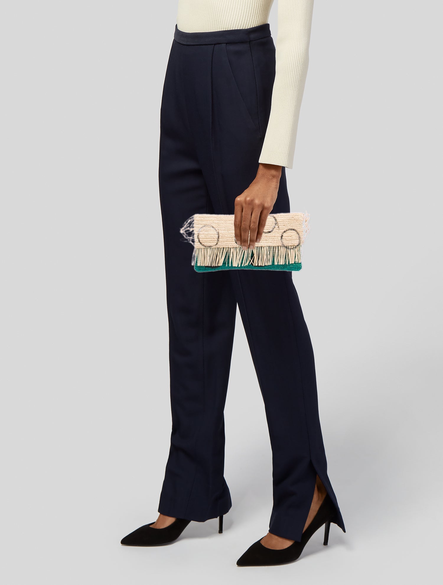 Sensi Studio Straw Clutch