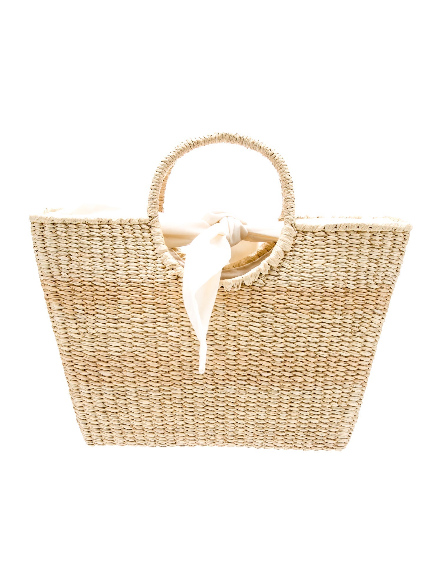 Cult Gaia Wicker Top Handle Bag - Neutrals Handle Bags