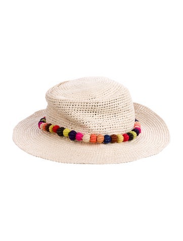 Sensi Studio Hats Raffia Woven Fedora Hat