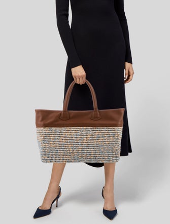 Sensi Studio Straw Tote