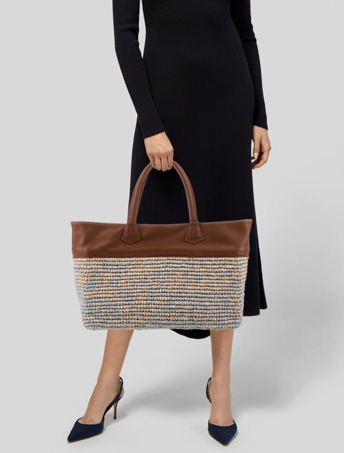 Sensi Studio Straw Tote