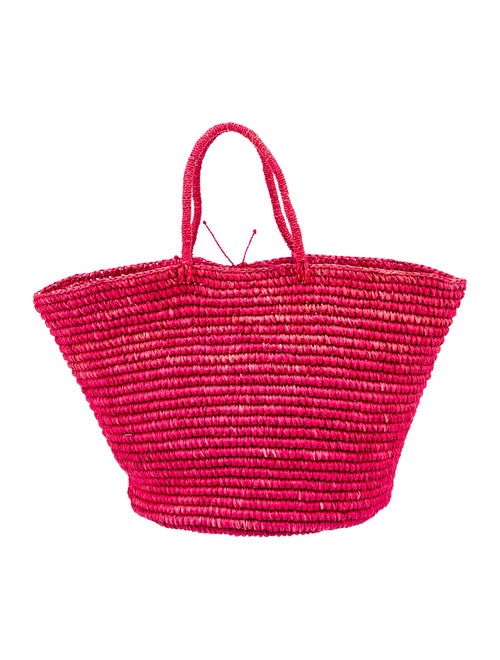 Sensi Studio Straw Bucket Bag