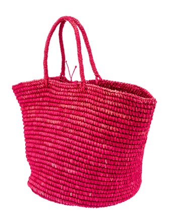 Sensi Studio Straw Bucket Bag