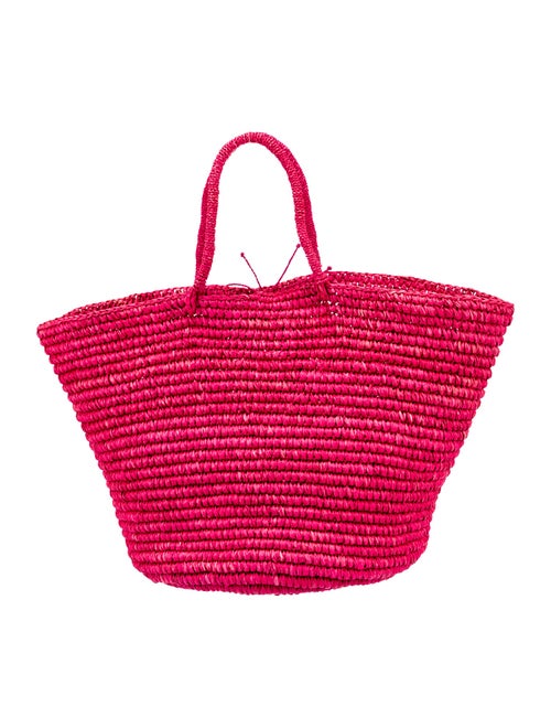 Sensi Studio Straw Bucket Bag