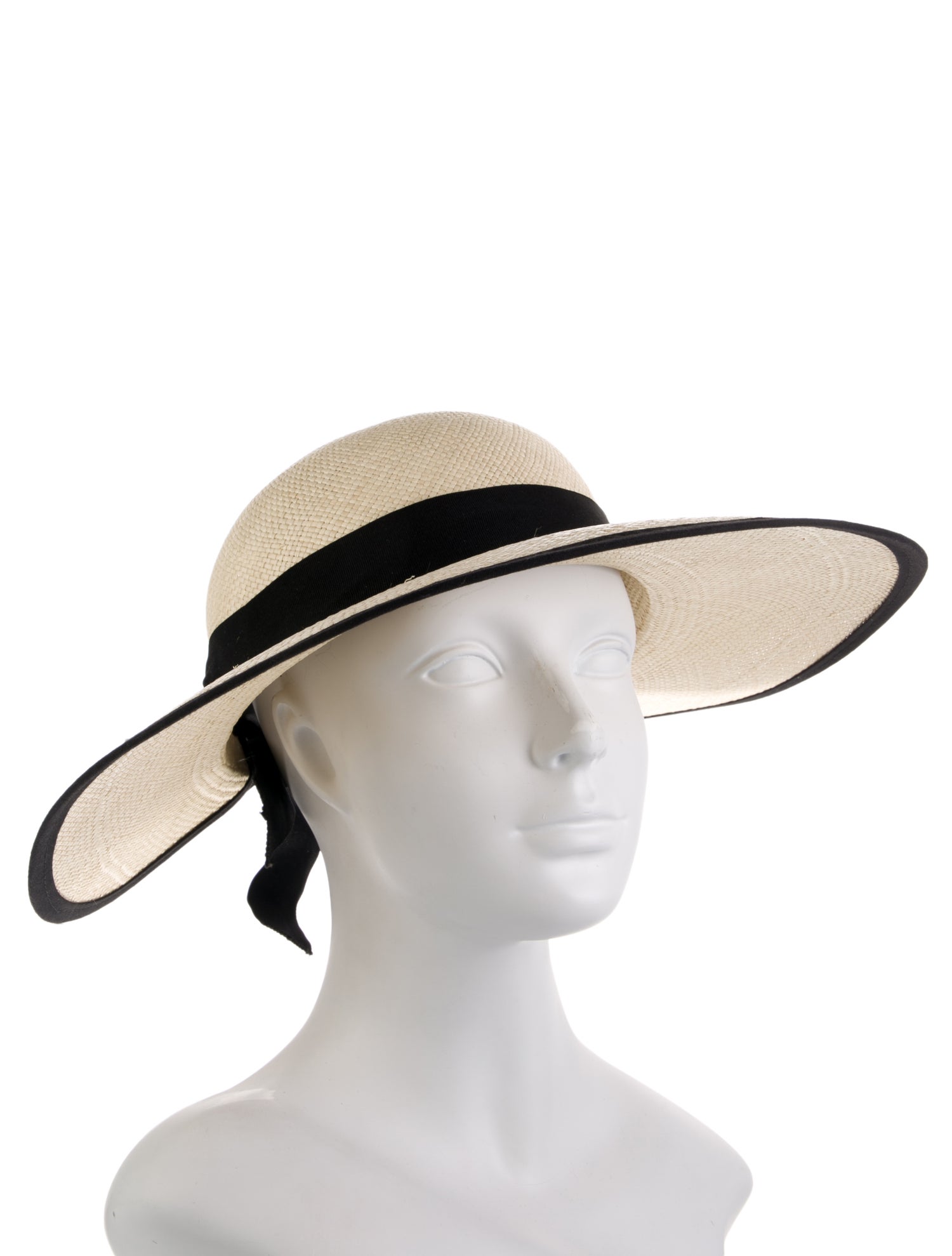 Sensi Studio Synthetic-Blend Woven Sun Visor Hat