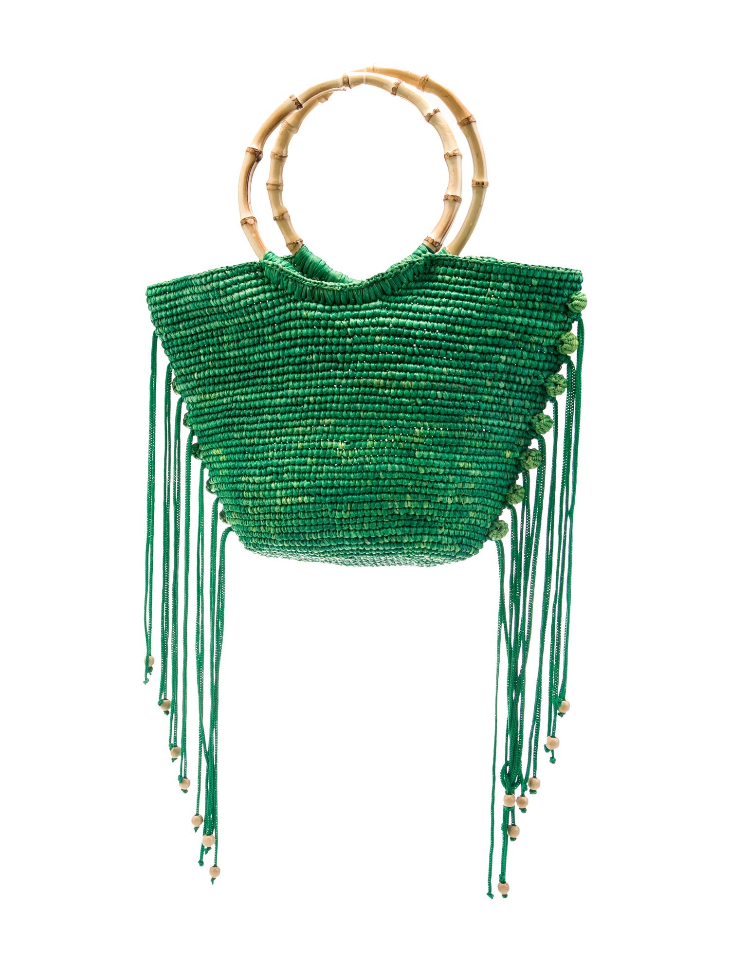 Sensi Studio Raffia Top Handle Bag