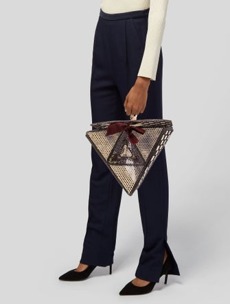 Sensi Studio Raffia Top Handle Bag