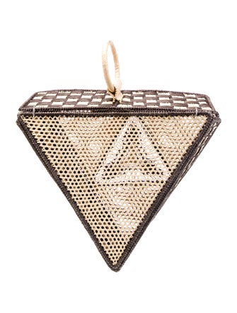 Sensi Studio Raffia Top Handle Bag