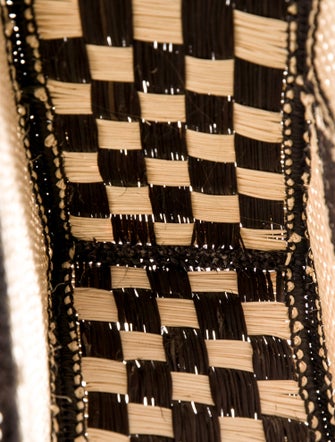 Sensi Studio Raffia Top Handle Bag