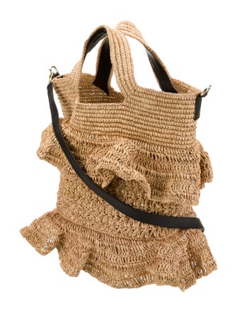 Sensi Studio Raffia Crossbody Bag