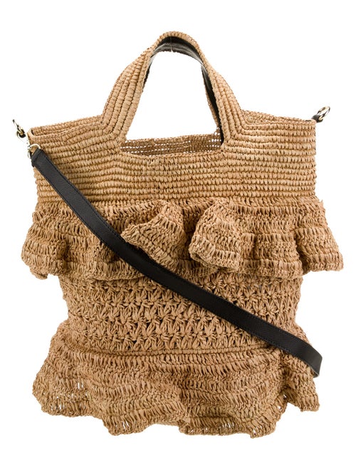 Sensi Studio Raffia Crossbody Bag