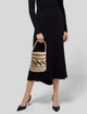 Sensi Studio Raffia Bucket Bag