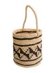 Sensi Studio Raffia Bucket Bag