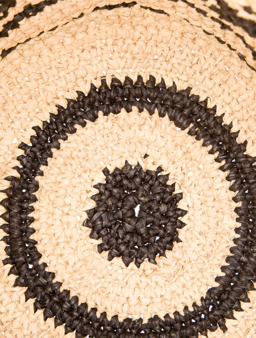 Sensi Studio Raffia Bucket Bag