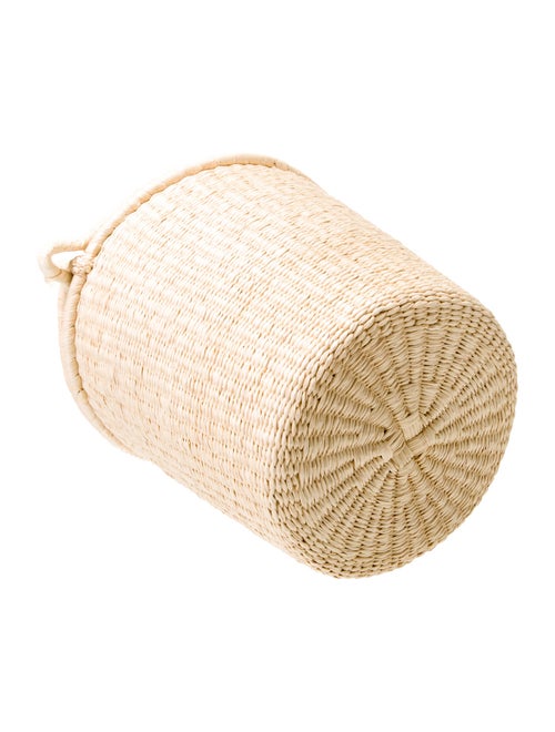 Sensi Studio Straw Bucket Bag