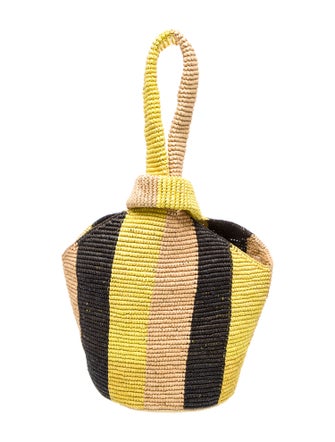 Sensi Studio Raffia Minaudière