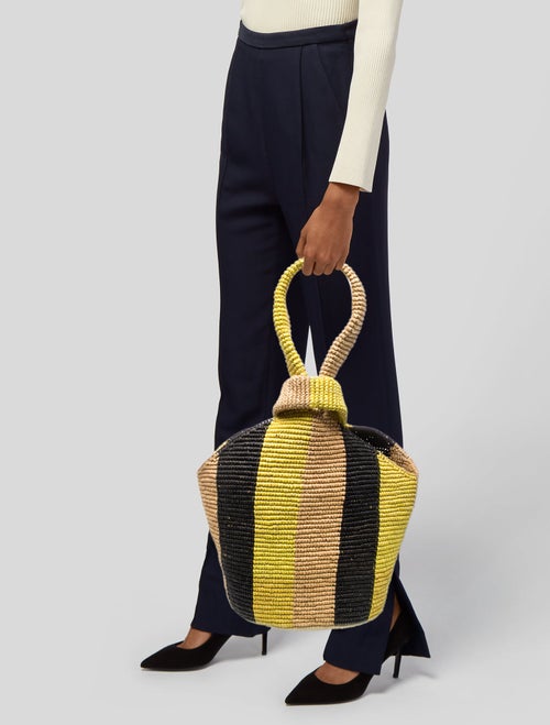 Sensi Studio Raffia Minaudière