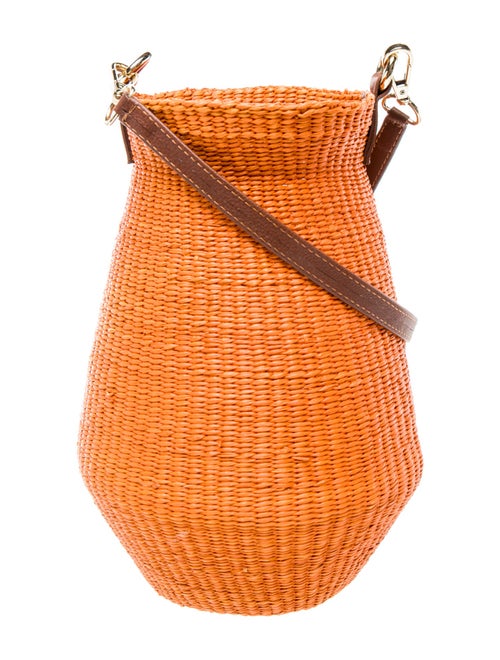 Sensi Studio Straw Bucket Bag