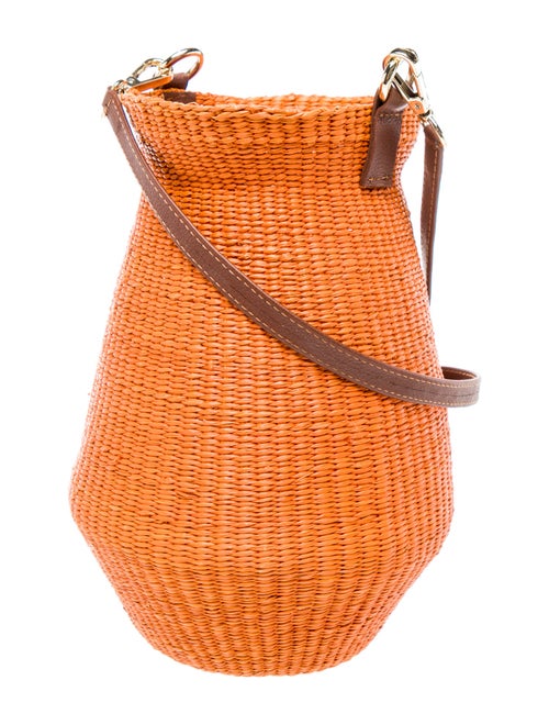 Sensi Studio Straw Bucket Bag