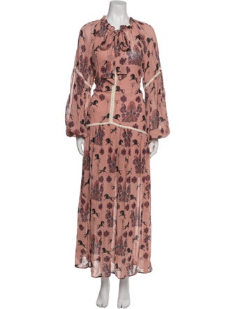 Sensi Studio Floral Print Long Dress