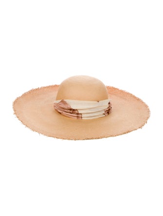 Sensi Studio Straw Woven Wide Brim Sun Hat
