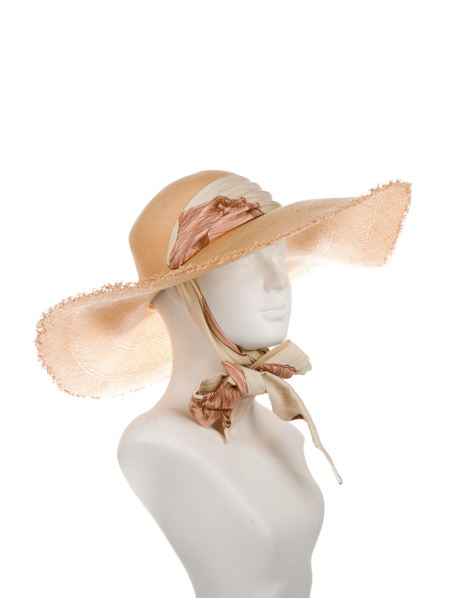 Sensi Studio Straw Woven Wide Brim Sun Hat