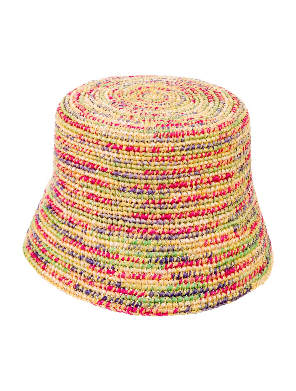 Yellow Sensi Studio bucket hat with pattern print… - image 1