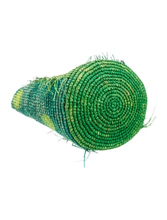 Sensi Studio Raffia Bucket Bag