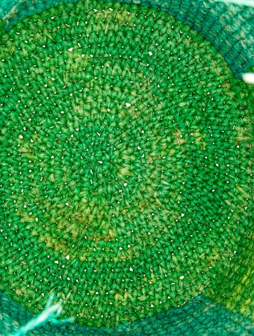 Sensi Studio Raffia Bucket Bag