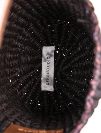 Sensi Studio Raffia Shoulder Bag