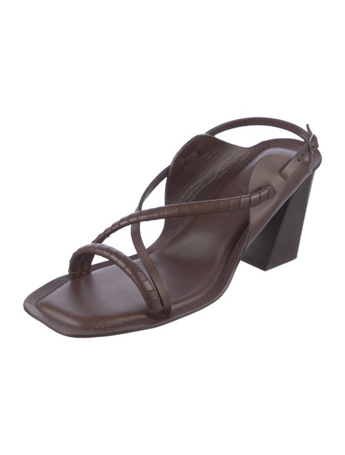 Soeur Leather Slingback Sandals
