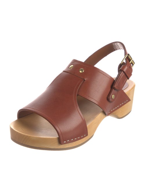 Soeur Leather Slingback Sandals