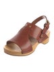 Soeur Leather Slingback Sandals