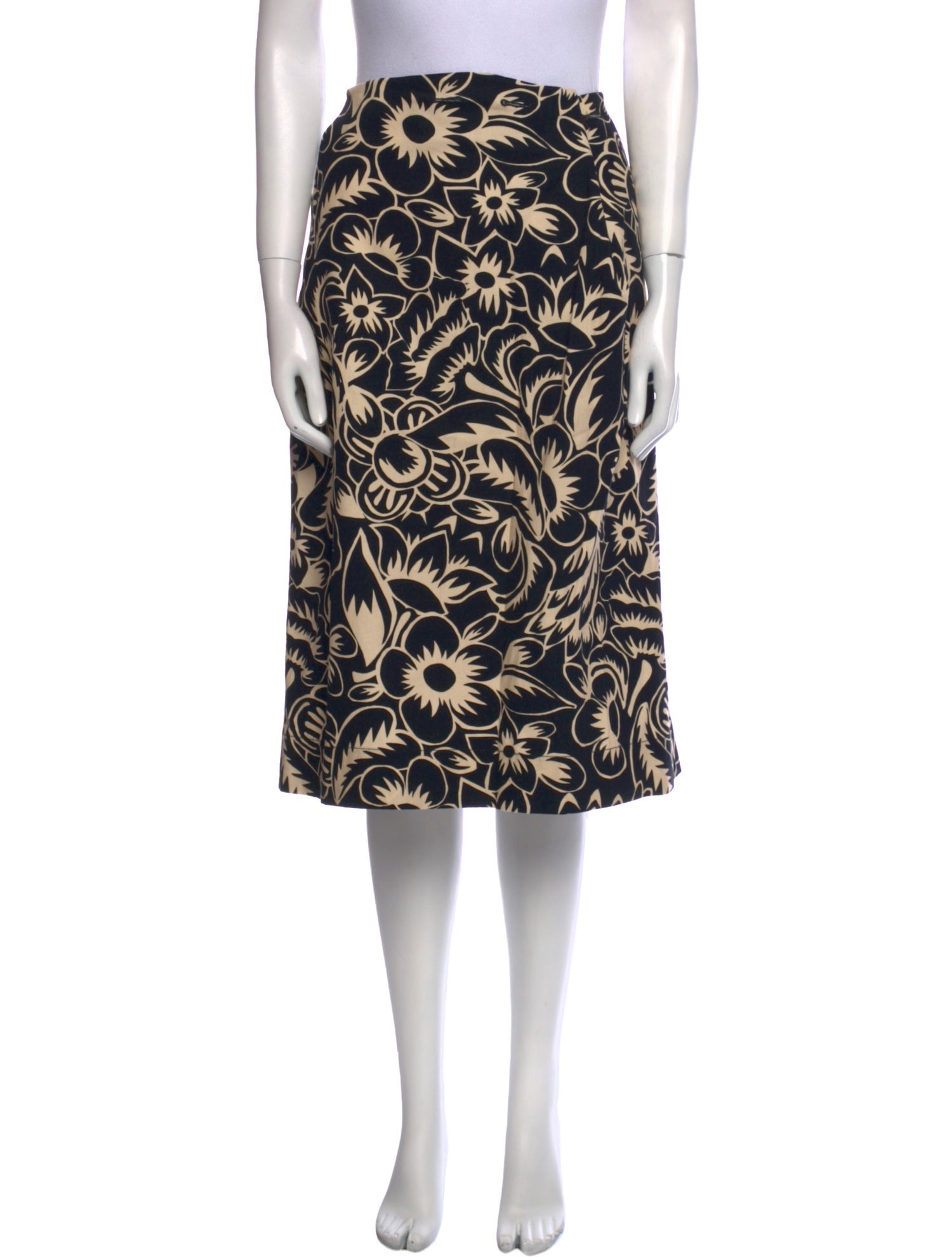 Soeur Printed Knee-Length Skirt