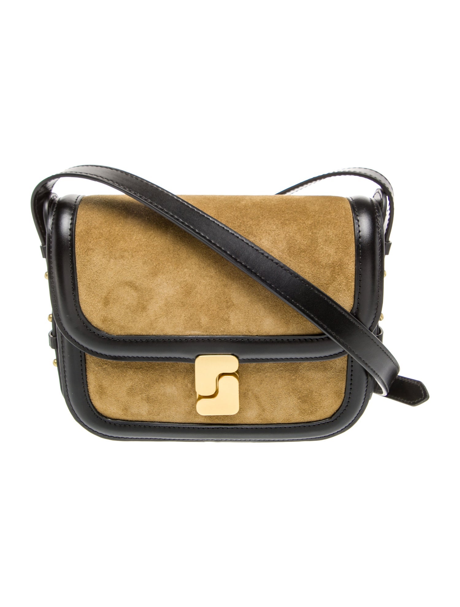 Soeur Suede Crossbody Bag