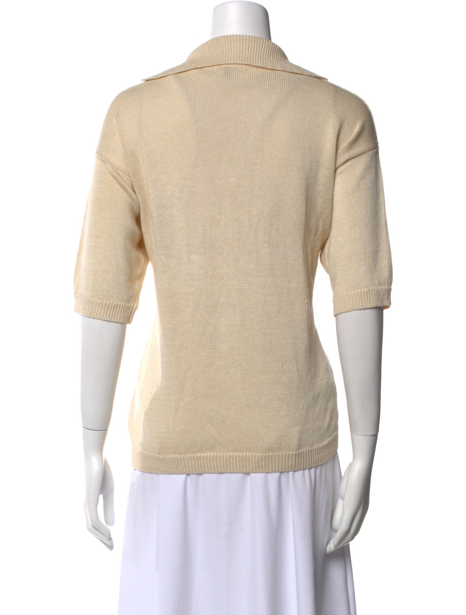 Soeur Linen V-Neck Top