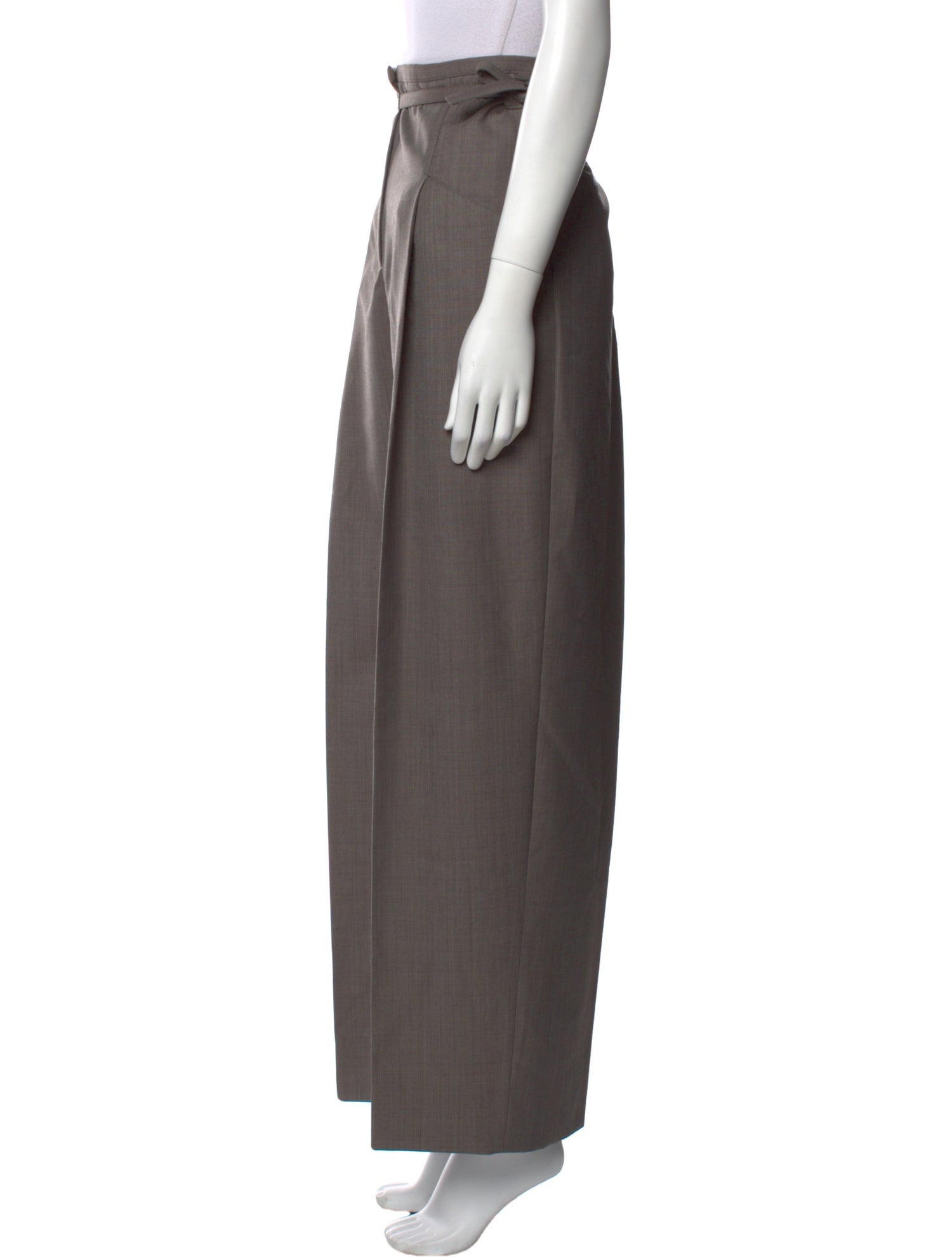 Soeur Virgin Wool Wide Leg Pants