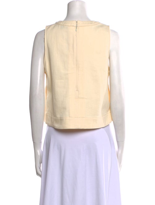 Soeur Scoop Neck Sleeveless Crop Top