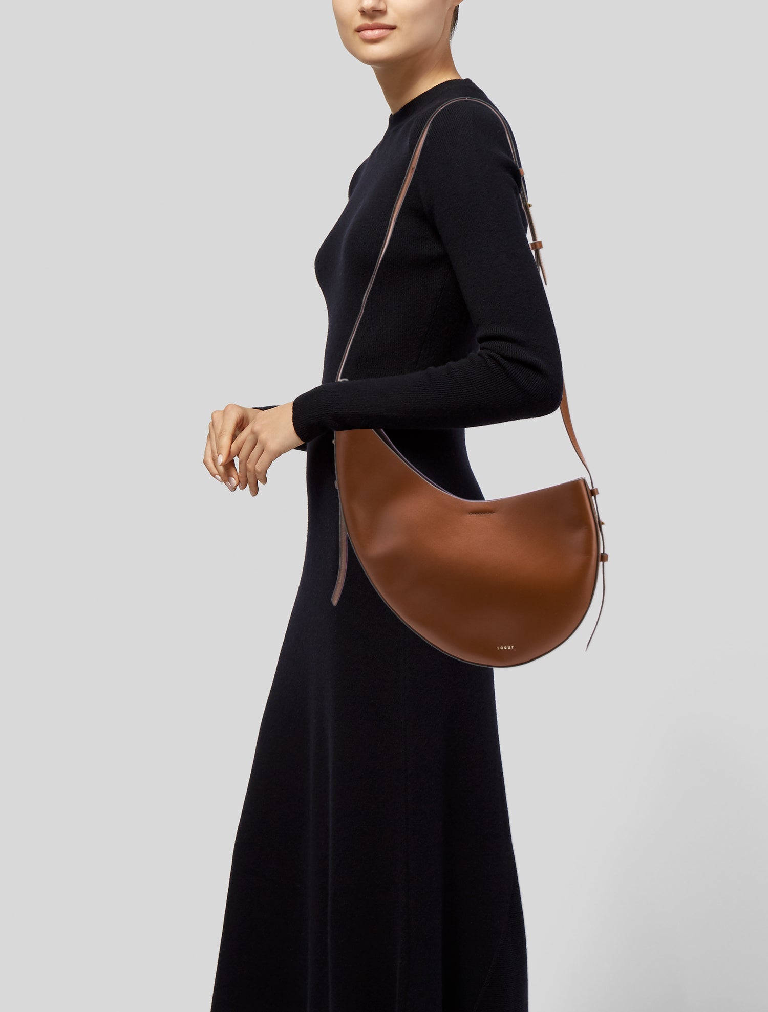 Soeur Leather Crossbody Bag