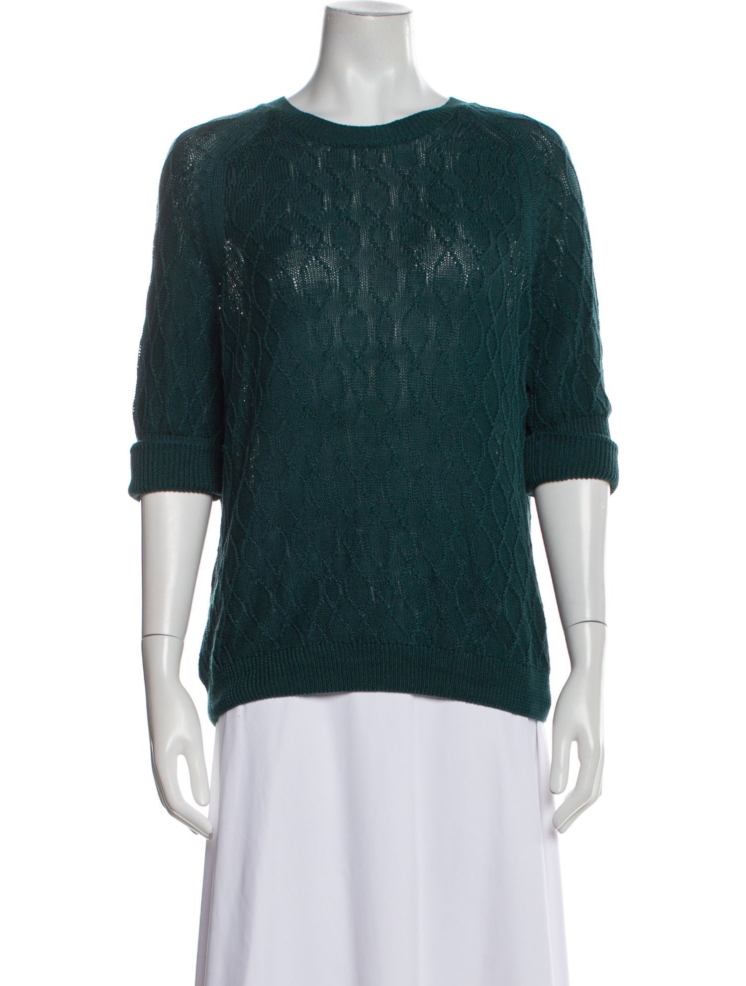 Soeur Linen Scoop Neck Sweater