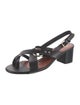 Soeur Leather Slingback Sandals