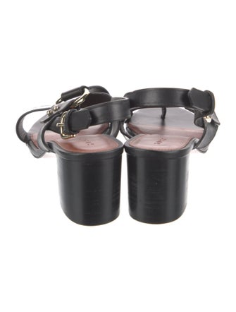 Soeur Leather Slingback Sandals