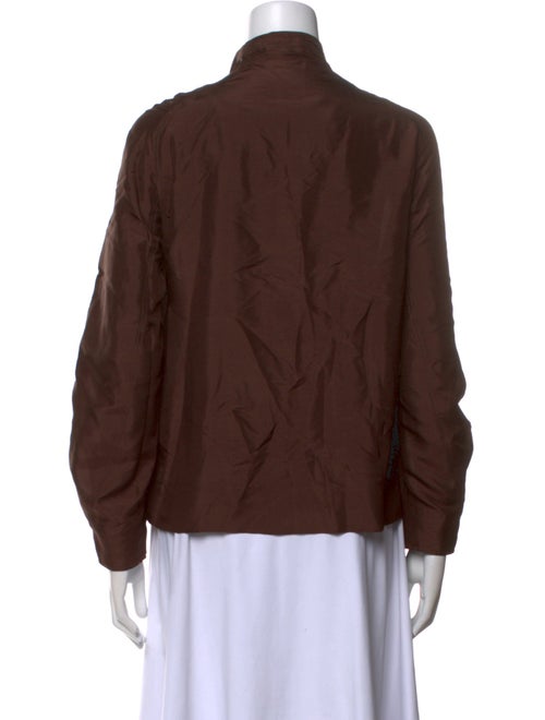 Soeur Silk Long Sleeve Button-Up Top