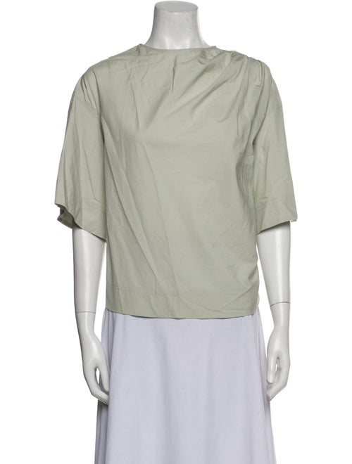 Soeur Bateau Neckline Three-Quarter Sleeve Blouse