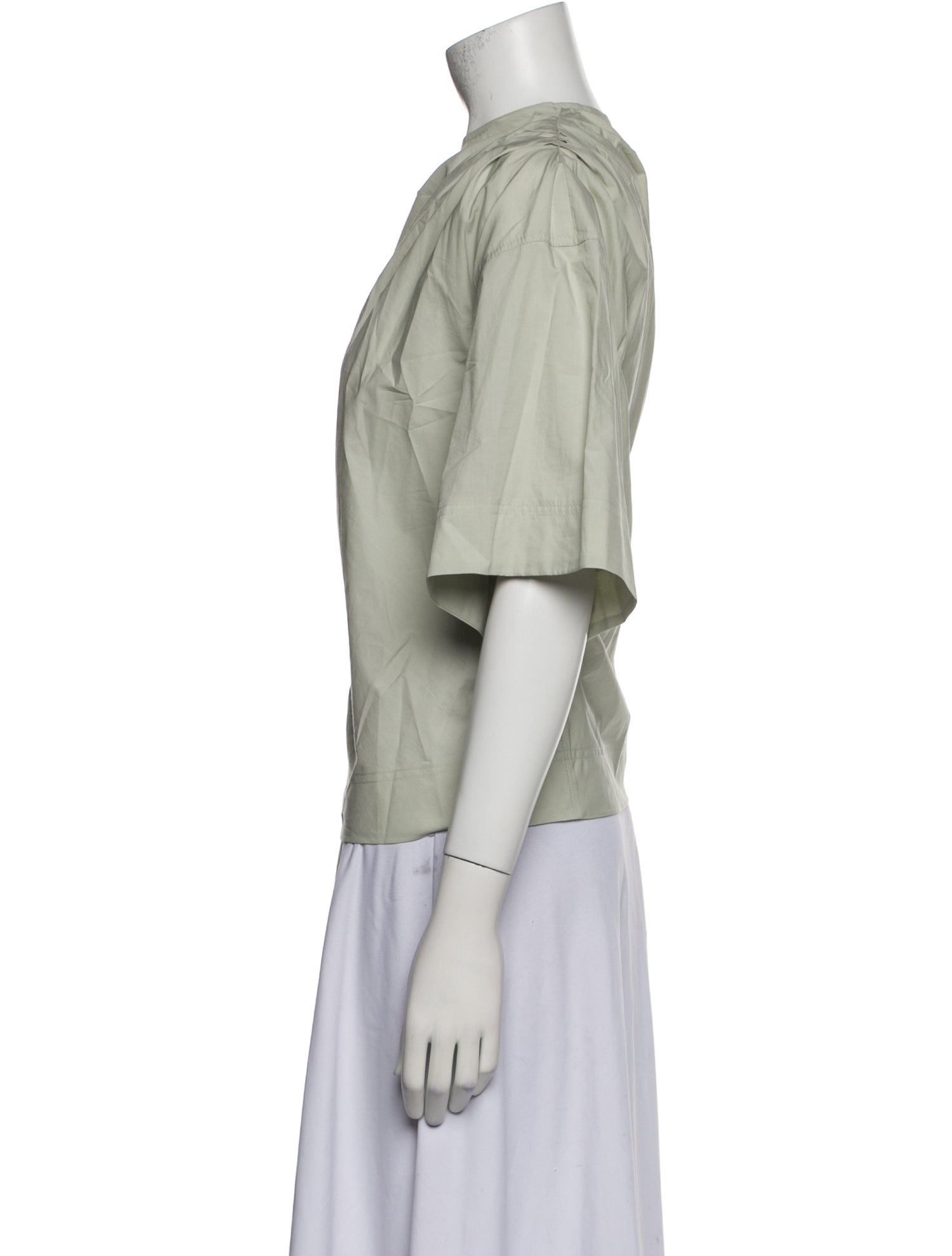 Soeur Bateau Neckline Three-Quarter Sleeve Blouse