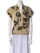 Soeur Printed V-Neck Blouse