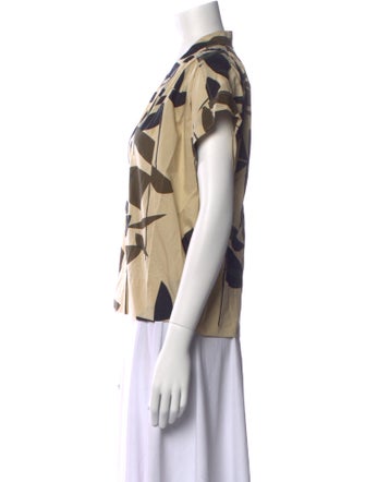 Soeur Printed V-Neck Blouse