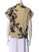 Soeur Printed V-Neck Blouse