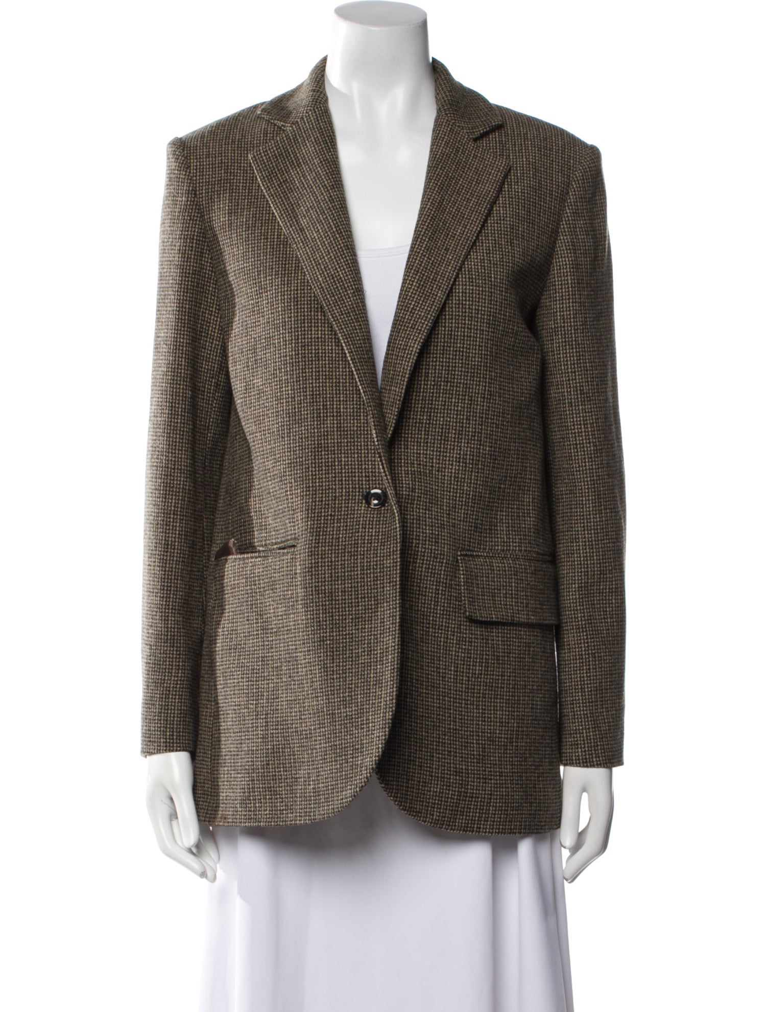 Soeur Virgin Wool Striped Blazer